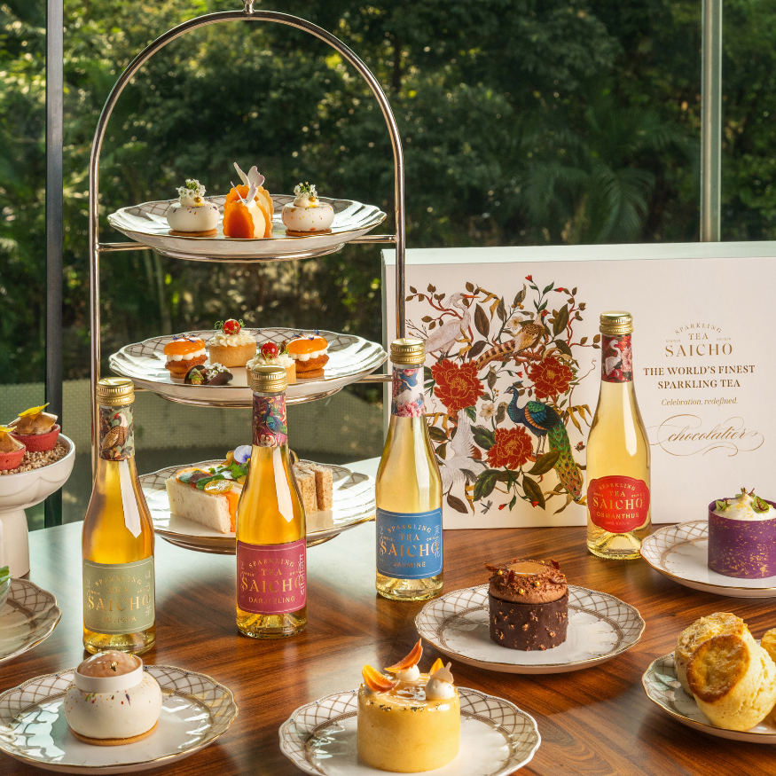 Tiffin x Saicho Spring Sparkle Afternoon Tea