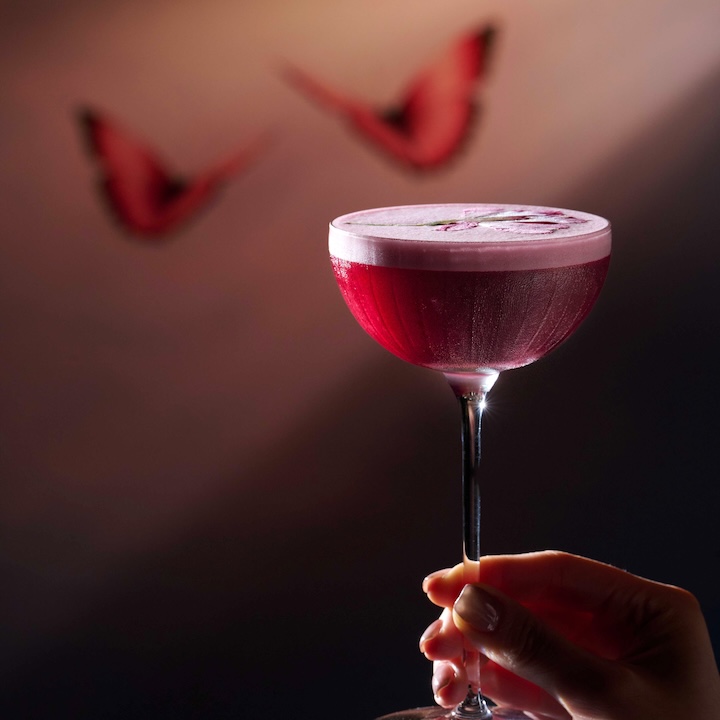 Maize Runner drink from salon lanson in causeway bay, a new cocktail by a hong kong bar
