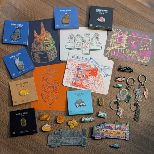 group shot of ditto ditto hong kong souvenirs