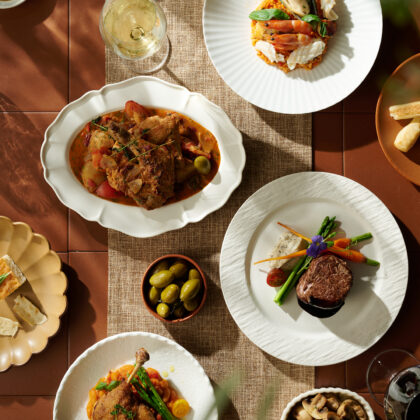 variety of Italian dishes from Ponentino, new restaurant in Hong Kong in August 2026