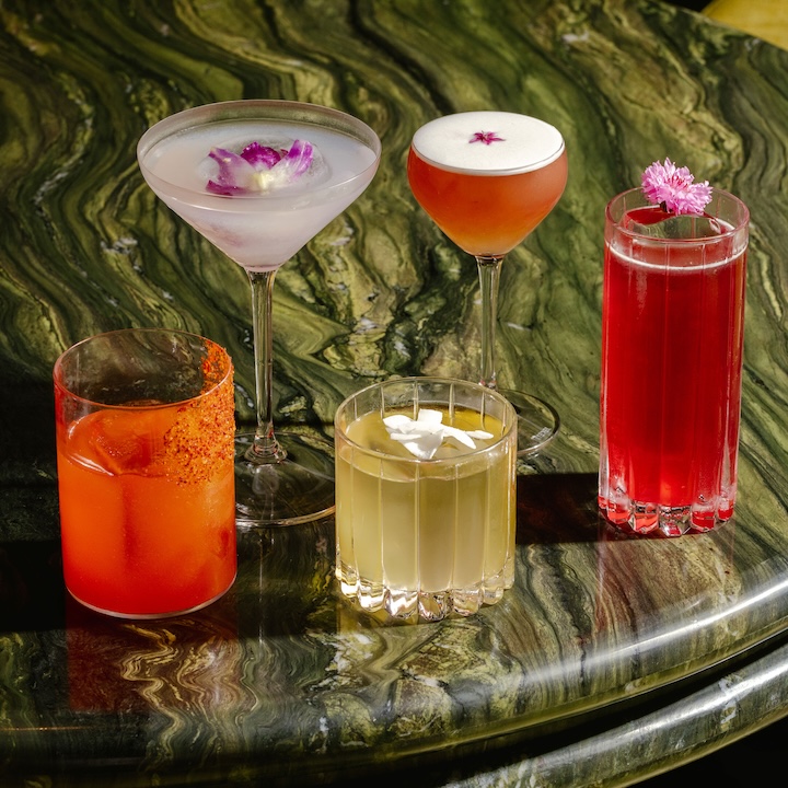 group photo of summer cocktail menu by terrace boulud in mandarin oriental hong kong, launching summer 2026
