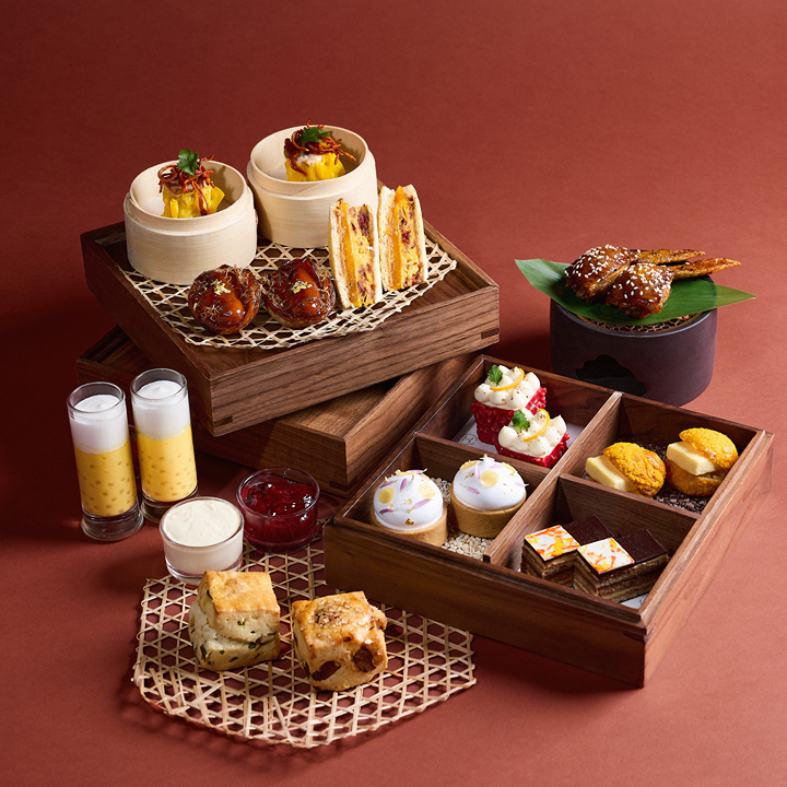the Hong Kong-inspired sweet and savoury treats in Salisterra's Afternoon Tea at Upper House