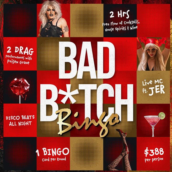 poster for Bad Bitch Bingo At The Pontiac in Central Hong Kong