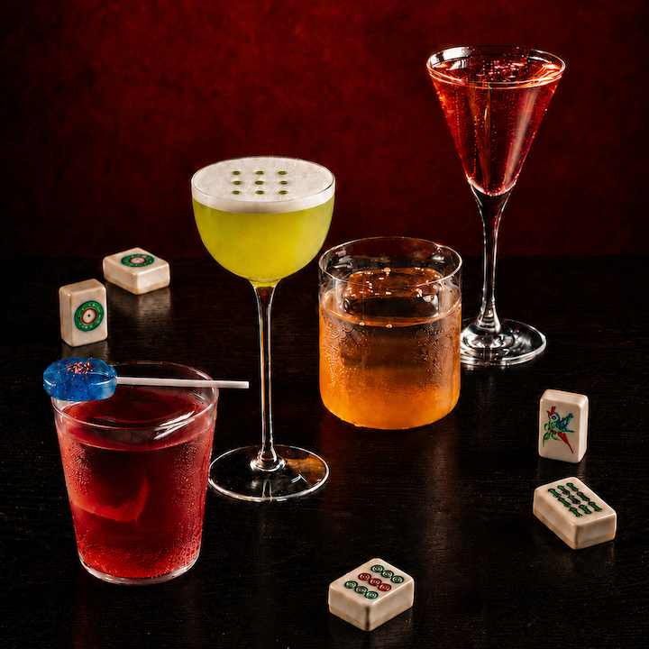 group shot of hutong's new cocktail menu, a hong kong barin september 2026
