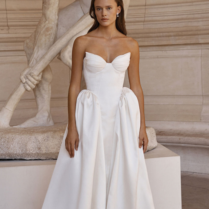 woman in a white wedding dress from The Wedding Gown in Hong Kong