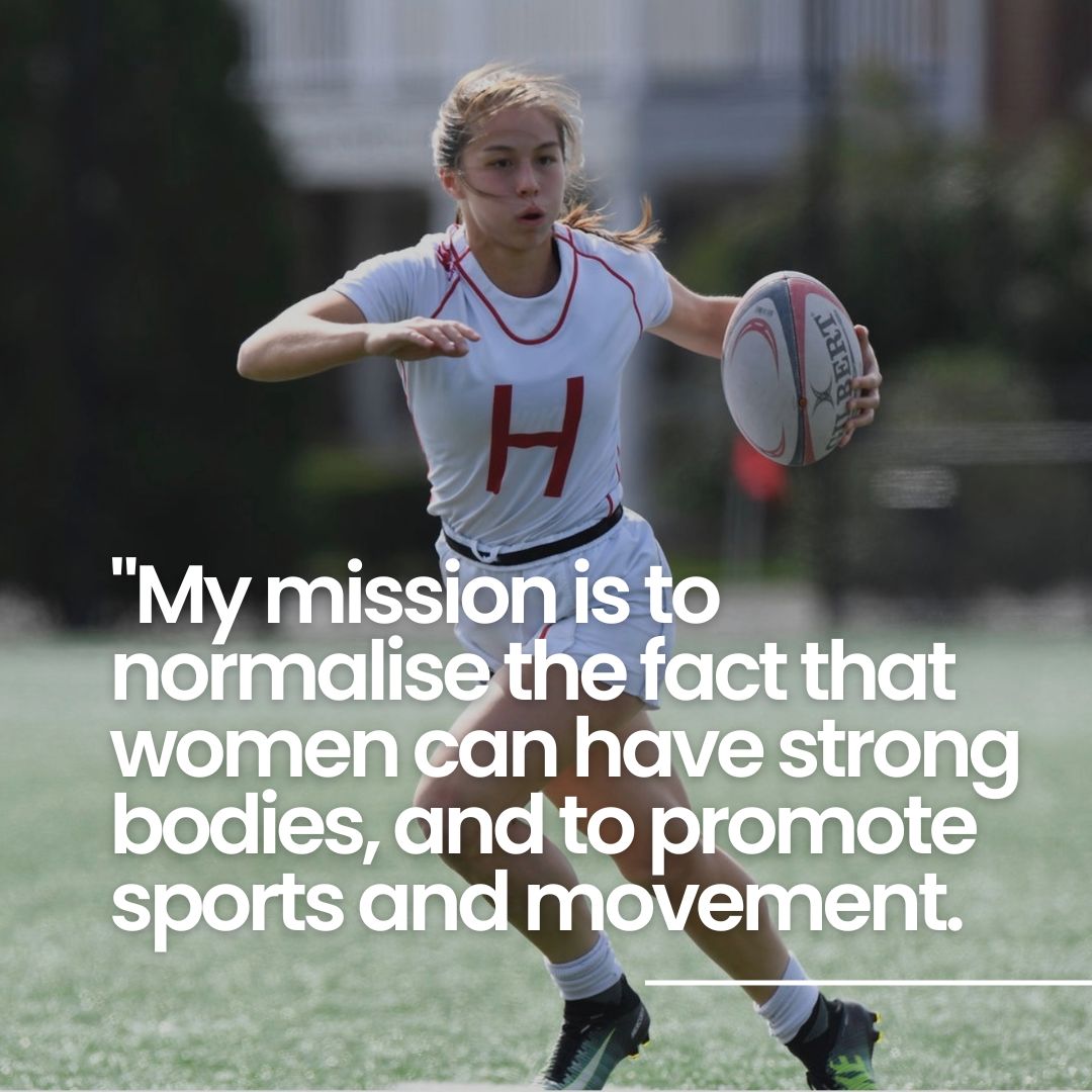 rugby player Sofie Fella on body positivity and why women's empowerment through sports