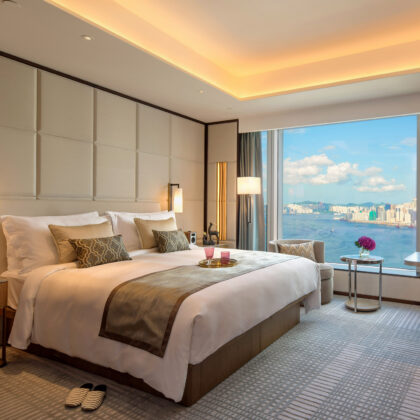bedroom at Four Seasons Place Serviced Apartment in Central
