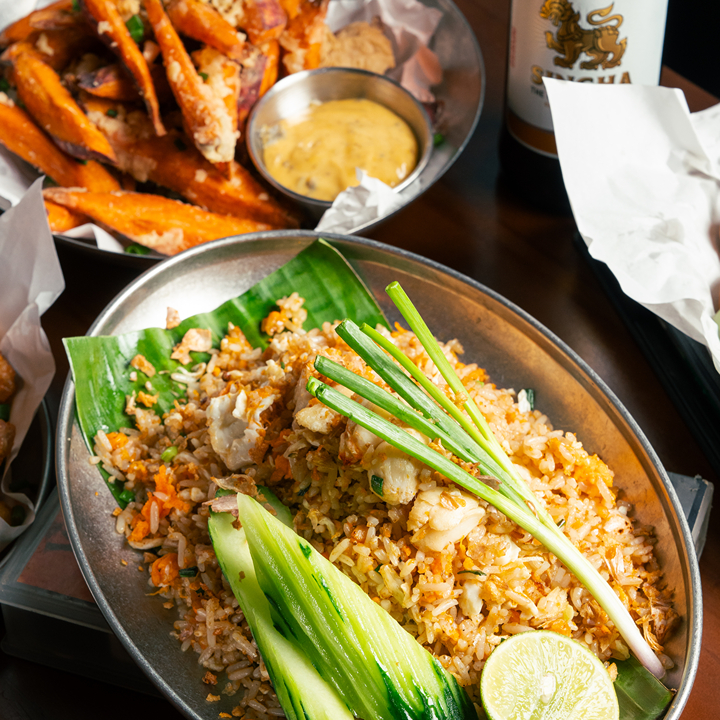 Crab meat fried rice dish from Thonglor in Kowloon City Hong Kong, best thai restaurant in HK