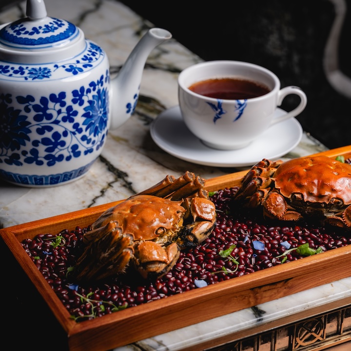 steamed hairy crab from the chinese library in tai kwun, hong kong's 2026 limited menu