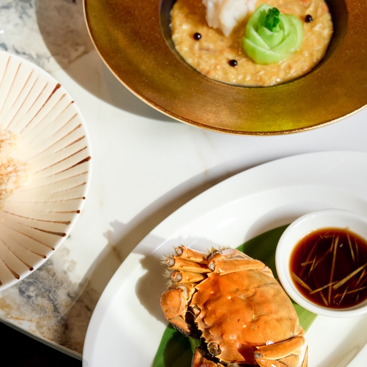 Garden Lounge Hong Kong Hairy Crab Alongside Indulgent Mains