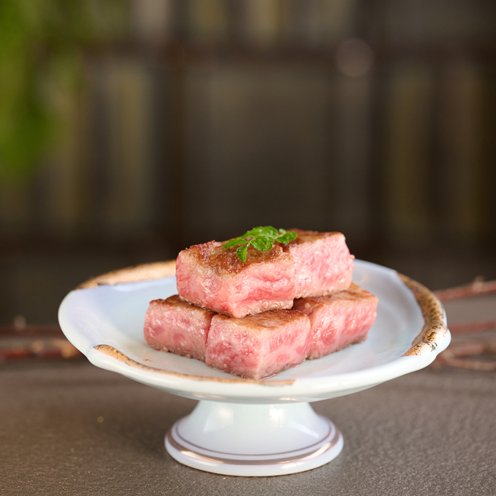 Wagyu Beef dish at four-night MINATO dinner in collaboration with Chef Masahiro Tanabe of Hikariya-Nishi