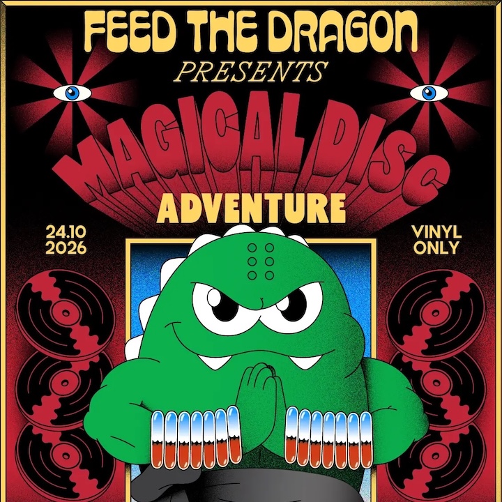 poster promoting feed the dragon hong kong social room nightlife party
