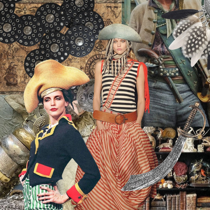 pirate halloween costume 2026 piratecore collage