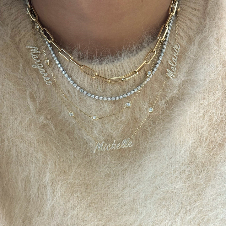 Mother's Day Gift Guide 2026: Vere Jewellery customised name necklace namescript jewellery