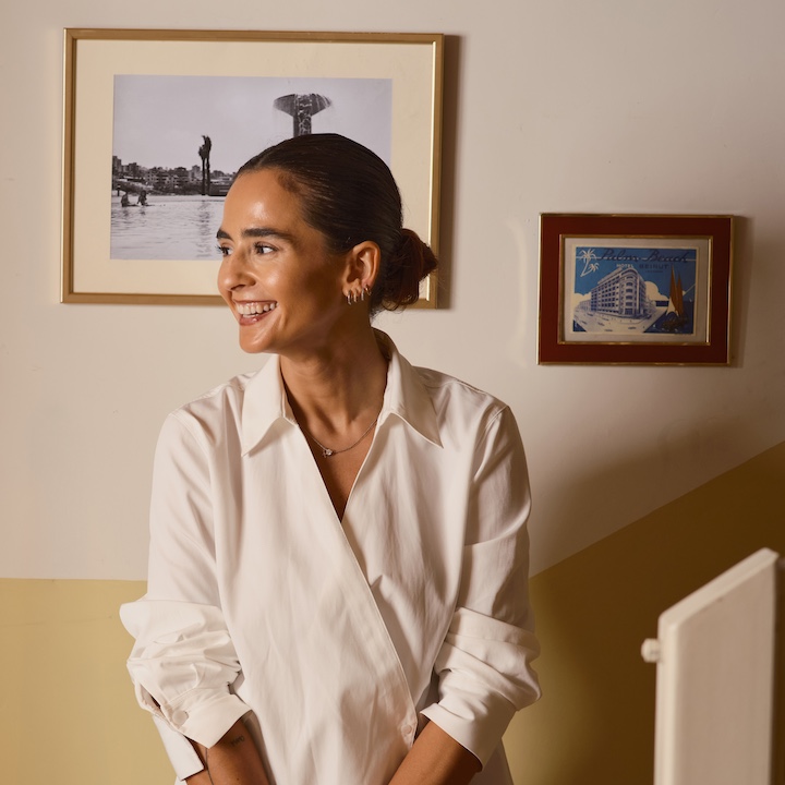 Portrait of Chef Teya Mikhaela at the re-opening of Maison Libernaise in Hong Kong